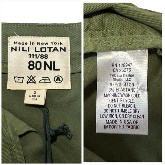 Nili Lotan Paris Pants in Camo,‎  Size 2, NWT - Picture 6 of 13